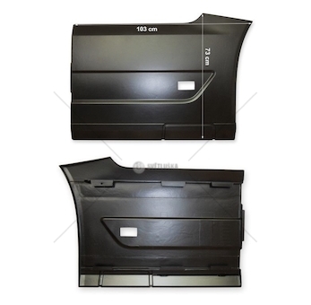 Mezinápravový panel proti podjetí VOLVO FH pravá LAMIRO 780-03EX