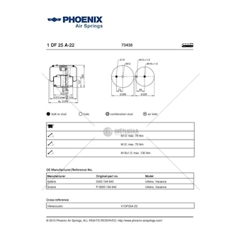 MIECH SOLARIS KPL. Phoenix 1DF25A-22