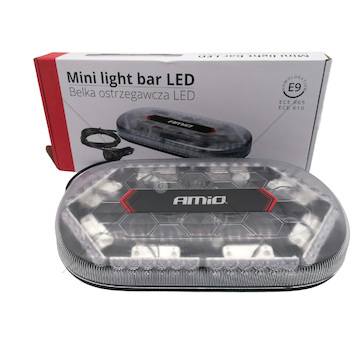 Mini světelná lišta LED WLB78 magnetický 293x171mm R65 R10 48LED 12/24V IP56