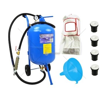 Mobilní tryskací jednotka, pískovačka 38l GEKO