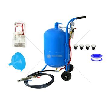 Mobilní tryskací jednotka, pískovačka 76l GEKO