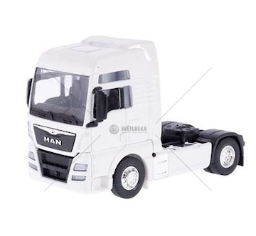 Model MAN TGX XXL bílý tahač 1:64 00800