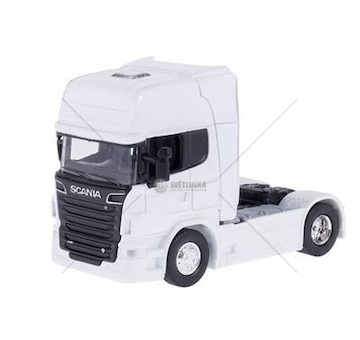 Model Scania R730 V730 bílá 1:64 00801