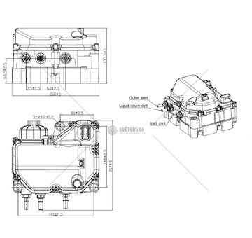 Modul kapaliny adblue s čerpadlem denoxtronic 2.2  24v daf xf106 euro 6 0790156_A