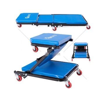 Montážní pojízdné sedátko, lehátko 2v1 GEKO