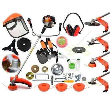 Motorová kosa, křovinořez 42cm³ s příslušenstvím JOHN GARDENER