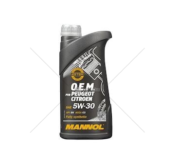 Motorový olej -  5w30 mannol energy formula psa acea c3 api sn/ch-4 acea c2 o.e.m. for peugeot citroen 1l 7703-1