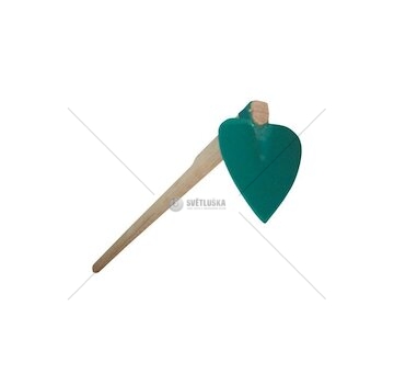 Motyka srdcová s násadou-velká