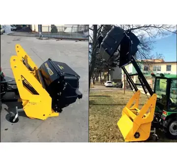 Mulčovač se sběrem s výškovým vyklápěním bison-1500 | BISON-1500UP