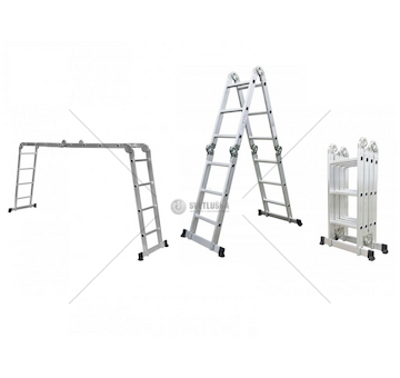 Multifunkční kloubový žebřík 3,7m GEKO