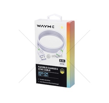 Nabíjecí kabel USB-A/USB-C 2m 30A C63023