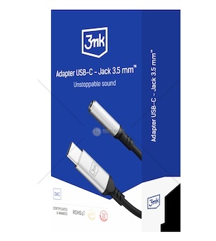 Nabíjecí kabel USB-C - jack 3MK 3MK025