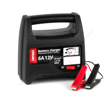 Nabíječka auto / moto baterií 6A, 12V AMiO SBC-6A