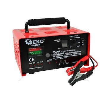 Nabíječka autobaterií 120Ah, 6/12V, 75A GEKO