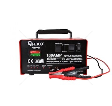 Nabíječka autobaterií se startem 6/12V, 100A GEKO