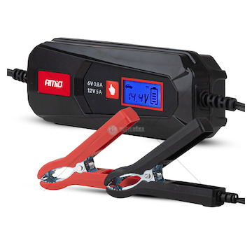 Nabíječka digitální LEAD ACID LFP MAX 5A 6/12V AMIO-04522