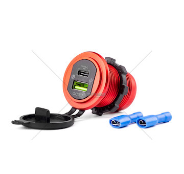 Nabíječka USB+USB-C 12/24V MOD-09