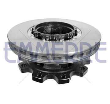 Náboj kola DAF XF zadní komplet s brzdový kotouč 931918