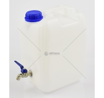 Nádrž na vodu, kanistr 10L s kovovým kohoutkem  G10L/S