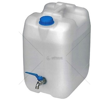 Nádrž na vodu, kanistr 20L s kovovým kohoutkem  G20L/S