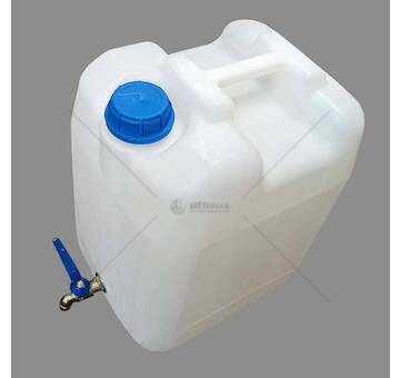 Nádrž na vodu, kanystr 20L s kovovým kohoutkem  G20L/S