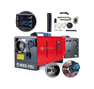 Naftové nezávislé topení 12 kW, 230 V / 12 V - MAR-POL