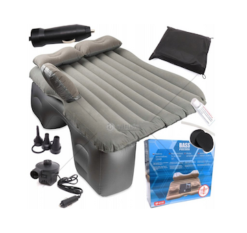 Nafukovací matrace do auta 135 x 80 cm černá BASS