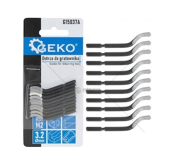 Náhradní čepele k odhrotovači, HSS M2, 10 ks - GEKO