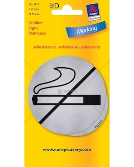 NAKLEJKA ZAKAZ PALENIA MTX 3227