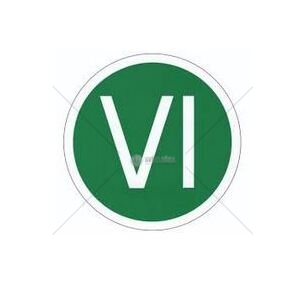 Nálepka  6 /vi/ pr.220mm 937796029_A