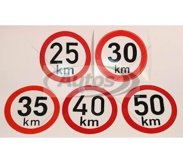 Nálepka rychlosti 40 km 937795040_A
