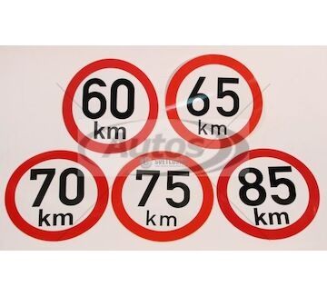 Nálepka rychlosti 70 km 937795070_A