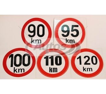 Nálepka rychlosti 90 km 937795090_A
