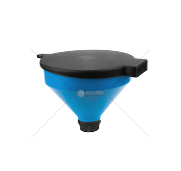 Nálevka pro kontejner na vodu IBC s filtrem DIA, průměr 25cm, vnější závit 2" a krytem