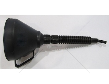 Nálevka trychtýř na PHM a olej plastový ohebný se sítkem