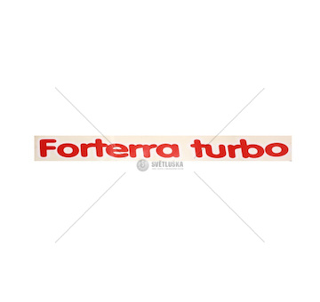 Nápis boční Levý - FORTERRA TURBO 16802037