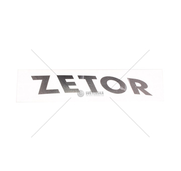Nápis boční Pravý - ZETOR 19802010