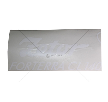 Nápis boční Pravý - ZETOR FORTERRA CL 140 119802142