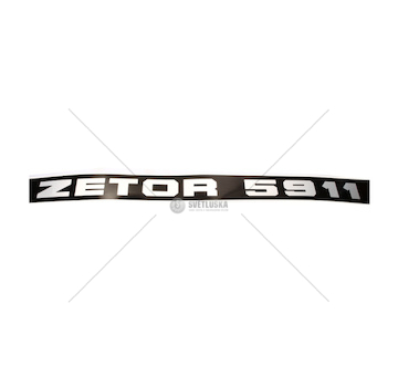 Nápis boční Zetor 5911 levý 59115301