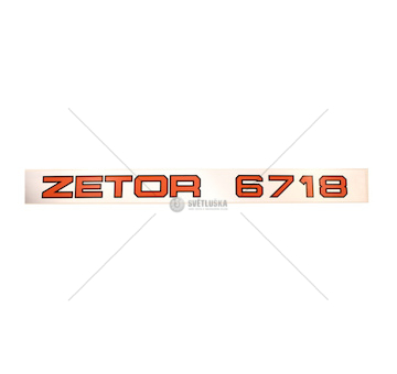 Nápis boční Zetor 6718 67185301