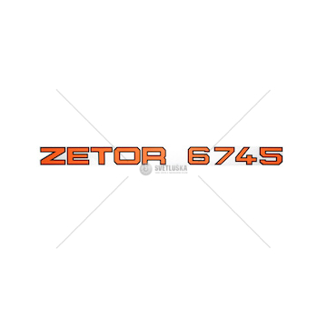 Nápis boční Zetor 6745 67455301