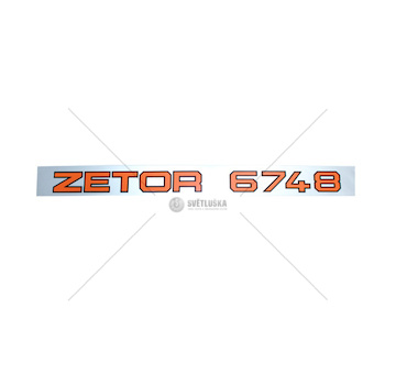 Nápis bočni Zetor 6748 67485301