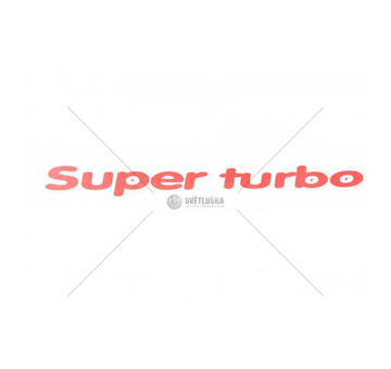 Nápis levý Super Turbo 53802014