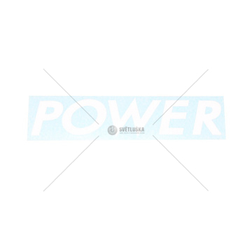 Nápis POWER boční levý 65802025