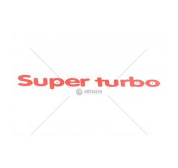 Nápis pravý Super Turbo 53802013