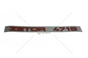 Nápis pro zetor 4718 | 4718-5301