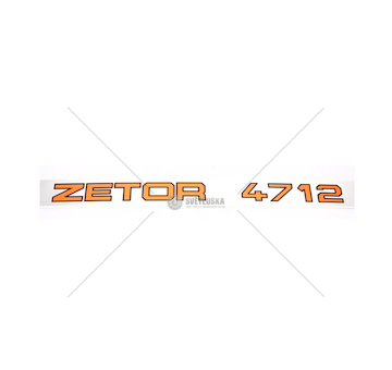 Nápis Zetor 4712 47125301