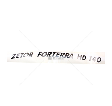 Nápis Zetor FORTERRA 140 Levý 97802203