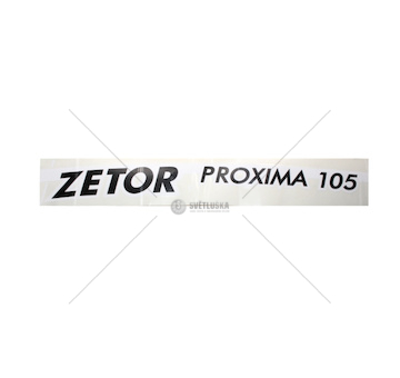 Nápis Zetor Proxima 105 Levý 65802019