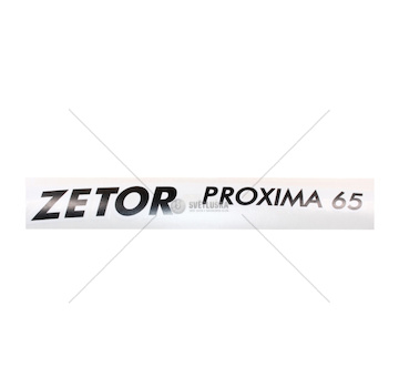 Nápis Zetor Proxima 65 Levý 65802011